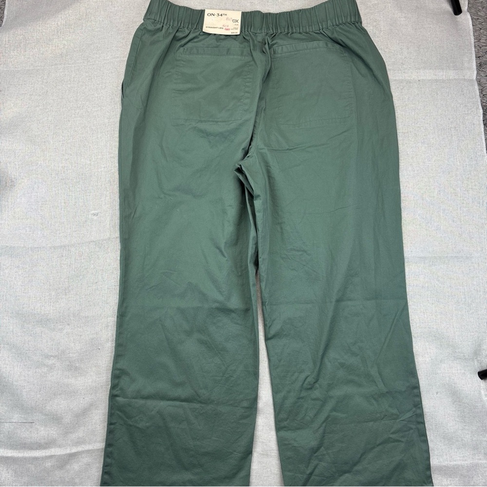 On 34th Women's Trendy Plus Size Pull-On Chino Pants - Picture 4 of 8